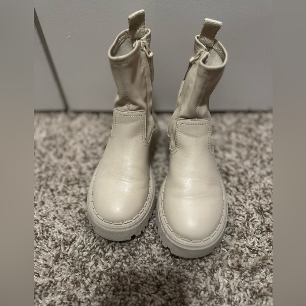 Zara Kids Cream Boots